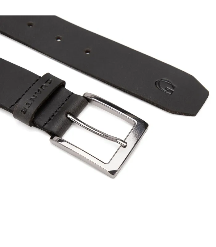 Cinturon Guante Clasico Informal Negro ci1378