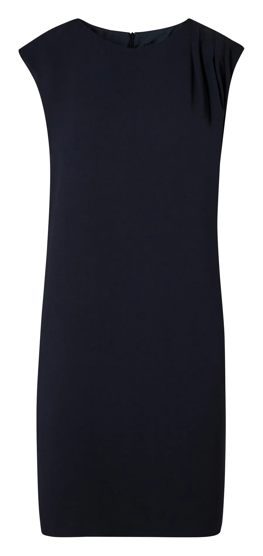 ROSSIGNOL - Vestido corto recto drapeado en azul
