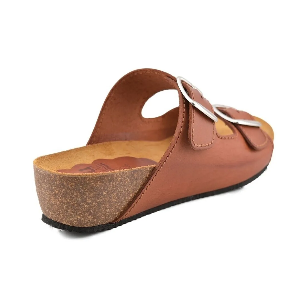 Sandalias Bio de piel marrón by